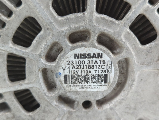 2013-2017 Nissan Altima Alternator Replacement Generator Charging Assembly Engine OEM P/N:23100 3TA1A 23100 3TA1B Fits OEM Used Auto Parts