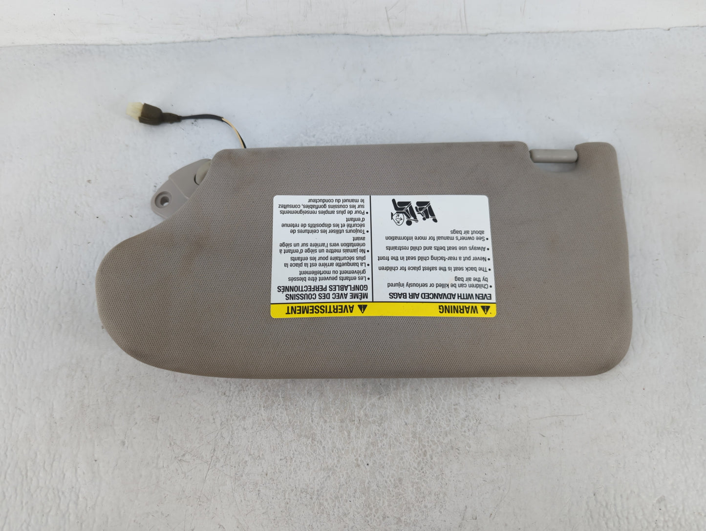 2013-2017 Nissan Altima Sun Visor Shade Replacement Driver Left Mirror Fits Fits 2013 2014 2015 2016 2017 OEM Used Auto Part