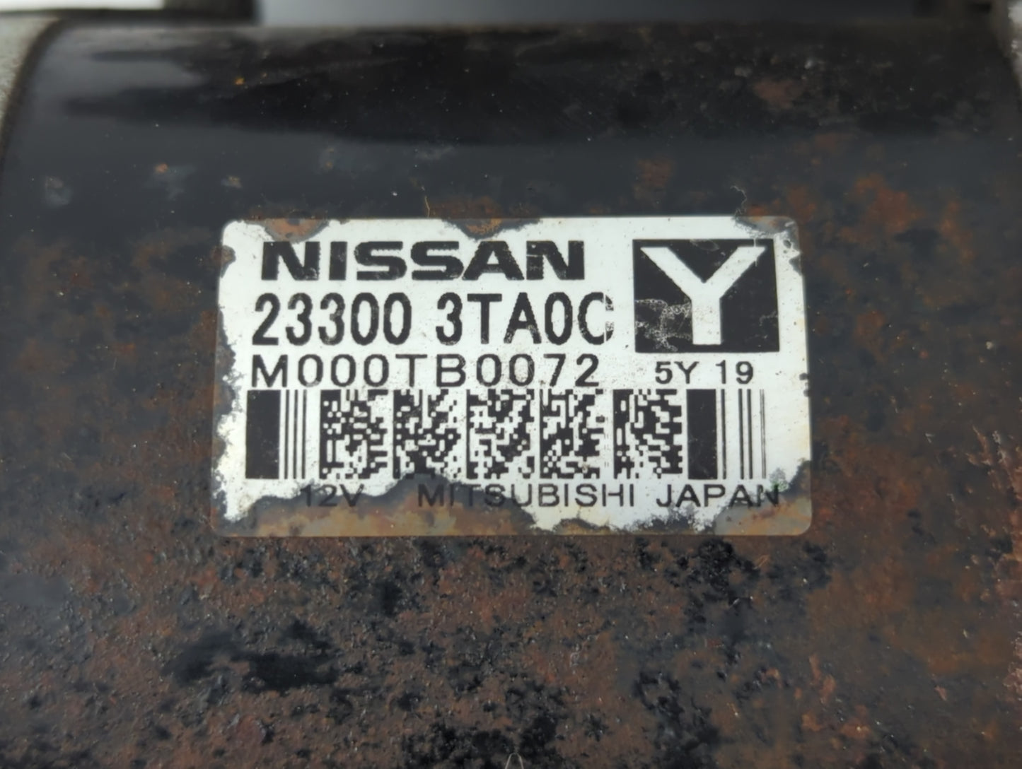 2013-2018 Nissan Altima Car Starter Motor Solenoid OEM P/N:M000TB0072 23300 3TA0C Fits Fits 2013 2014 2015 2016 2017 2018 OE
