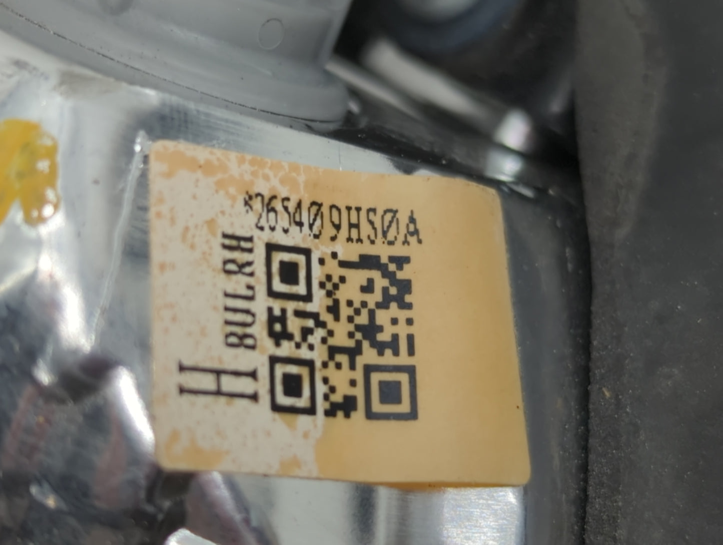 2016-2017 Nissan Altima Tail Light Assembly Passenger Right OEM P/N:265409HS0A HBULRH Fits Fits 2016 2017 OEM Used Auto Part