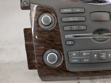 2017-2017 Nissan Armada Radio Control Panel