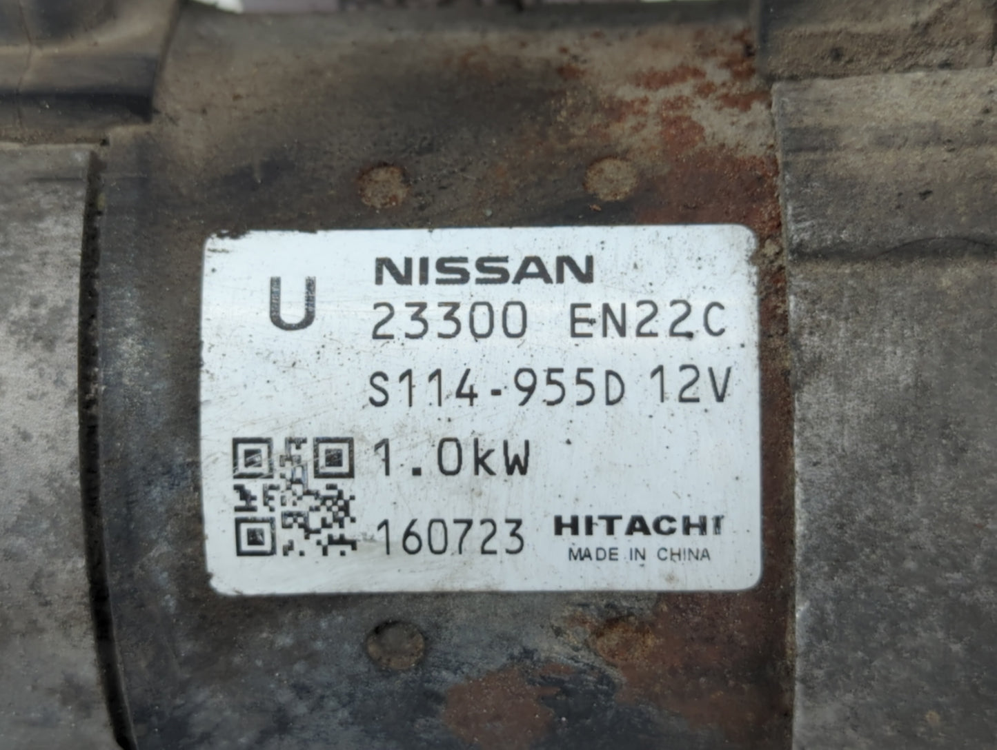 2013-2017 Nissan Juke Car Starter Motor Solenoid OEM P/N:23300 EN22C Fits Fits 2013 2014 2015 2016 2017 2018 2019 2020 OEM U