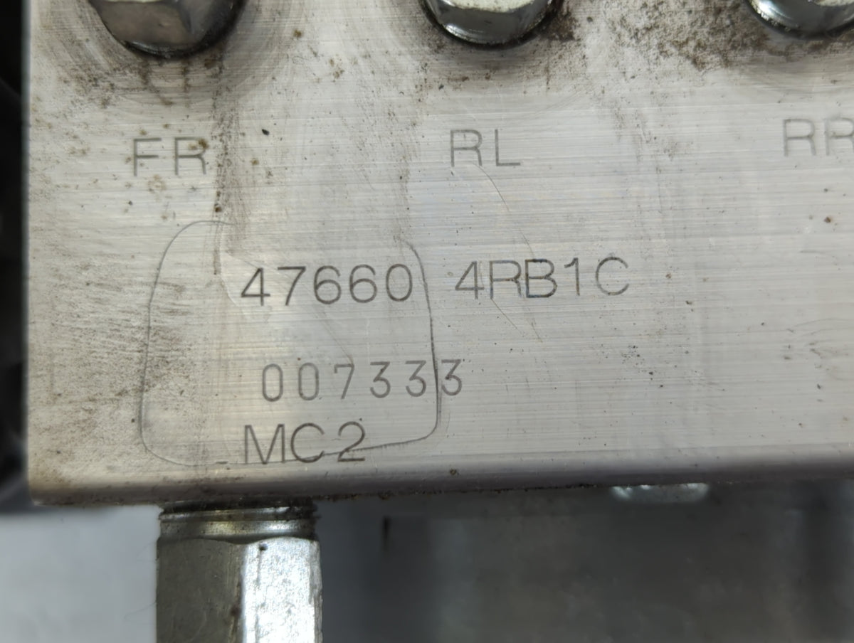 2017 Nissan Maxima Anti-Lock Brake ABS Pump Module Actuator OEM P/N:47660 4RB1C Fits Fits 2013 2014 OEM Used Auto Parts - Oe