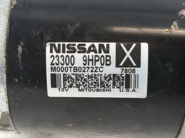 2015-2022 Nissan Murano Car Starter Motor Solenoid OEM P/N:23300 9HP0B Fits Fits 2015 2016 2017 2018 2019 2020 2021 2022 OEM Used Auto Parts