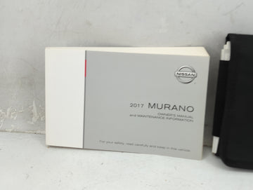 2017 Nissan Murano Owners Manual Book Guide P/N:OM17EA0Z52U2 TOOUM-1SX6D OEM Used Auto Parts