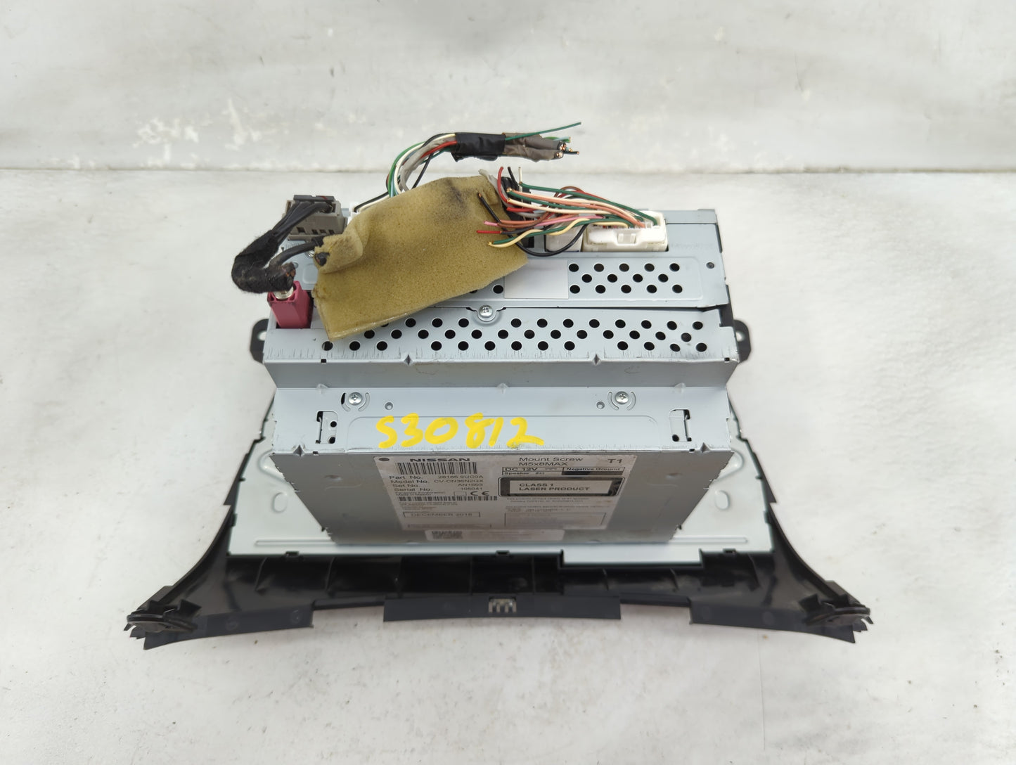 2017 Nissan Murano Radio AM FM Cd Player Receiver Replacement P/N:28185 9UC0A CV-CN36N2GX Fits OEM Used Auto Parts - Oemused