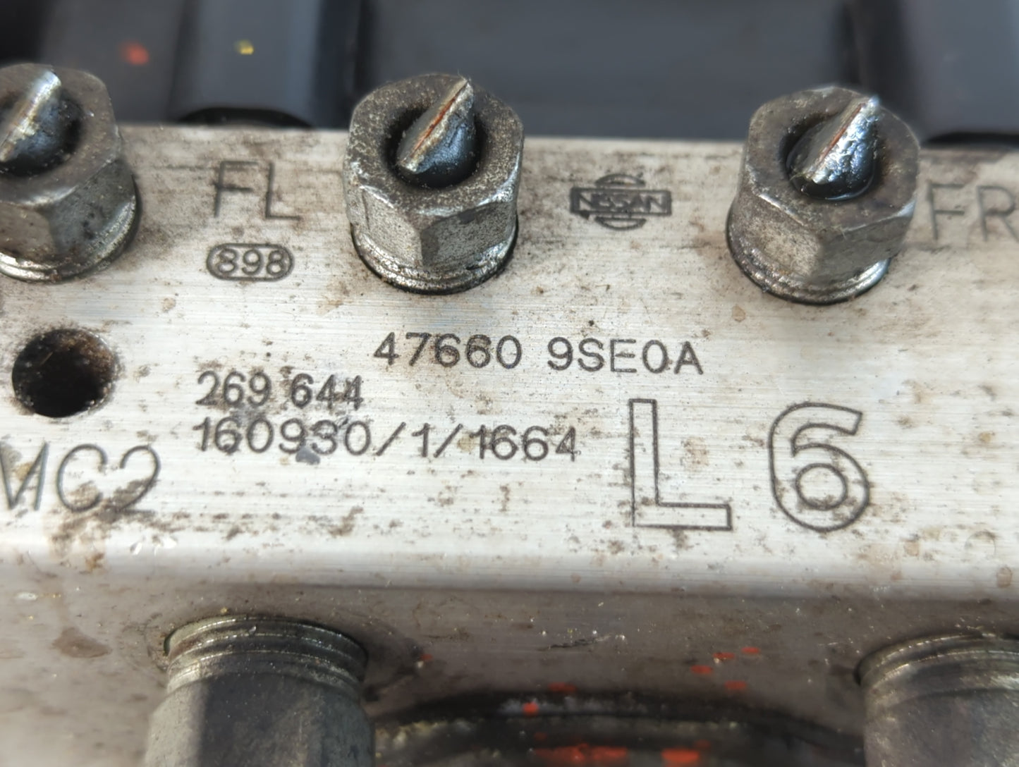 2017 Nissan Nv200 ABS Pump Control Module Replacement P/N:47660 9SE0A Fits OEM Used Auto Parts - Oemusedautoparts1.com