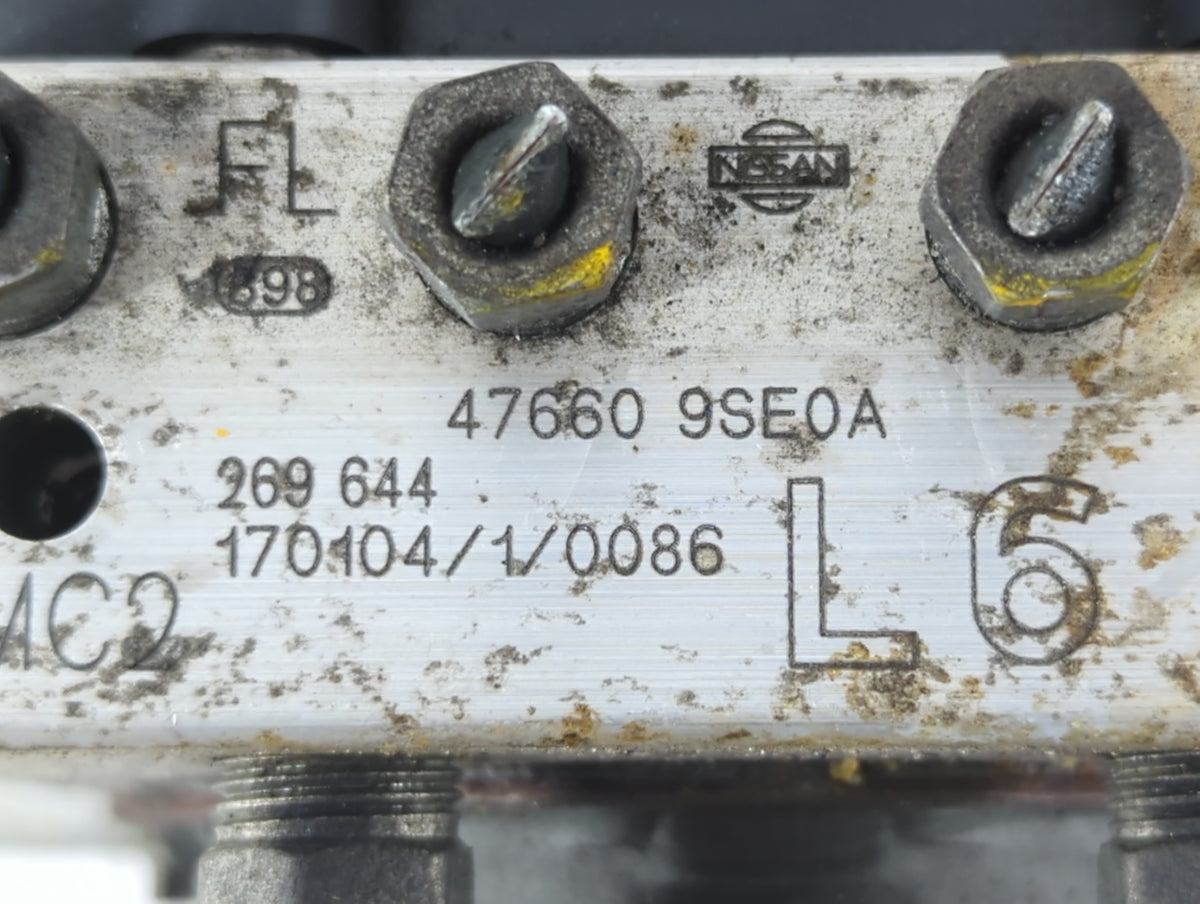 2017-2019 Nissan Nv200 Anti-Lock Brake ABS Pump Module Actuator OEM P/N:476609SE0A 47660 9SE0A Fits Fits 2017 2018 2019 OEM