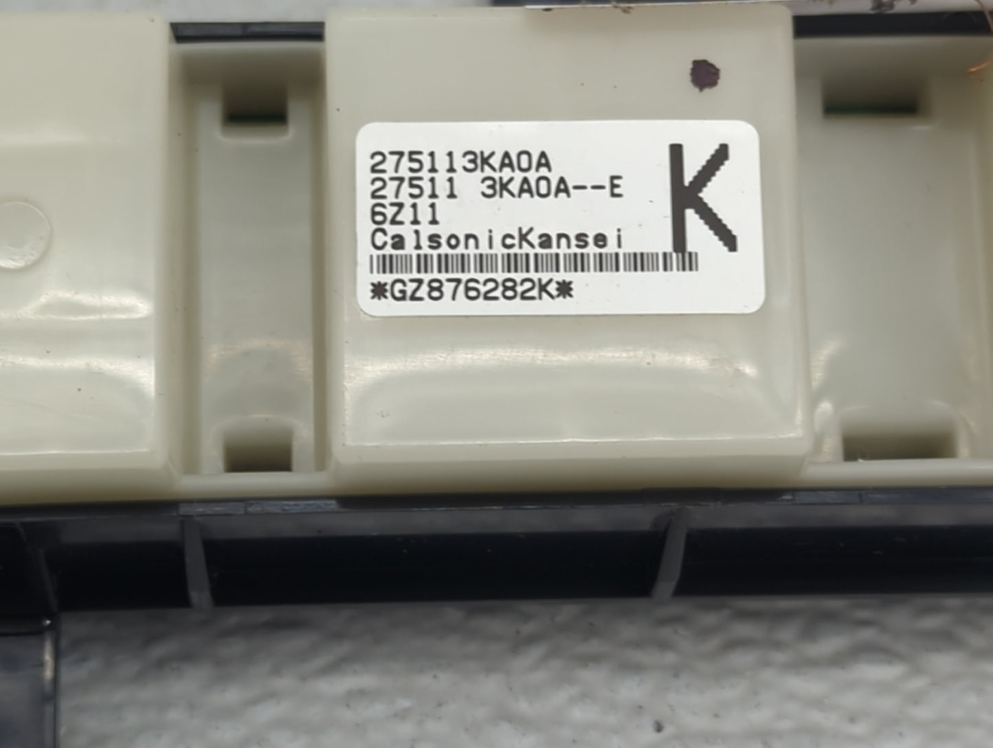 2013-2020 Nissan Pathfinder Climate Control Module Temperature AC/Heater Replacement P/N:275113KA0A 275113KA0A-E Fits OEM Us
