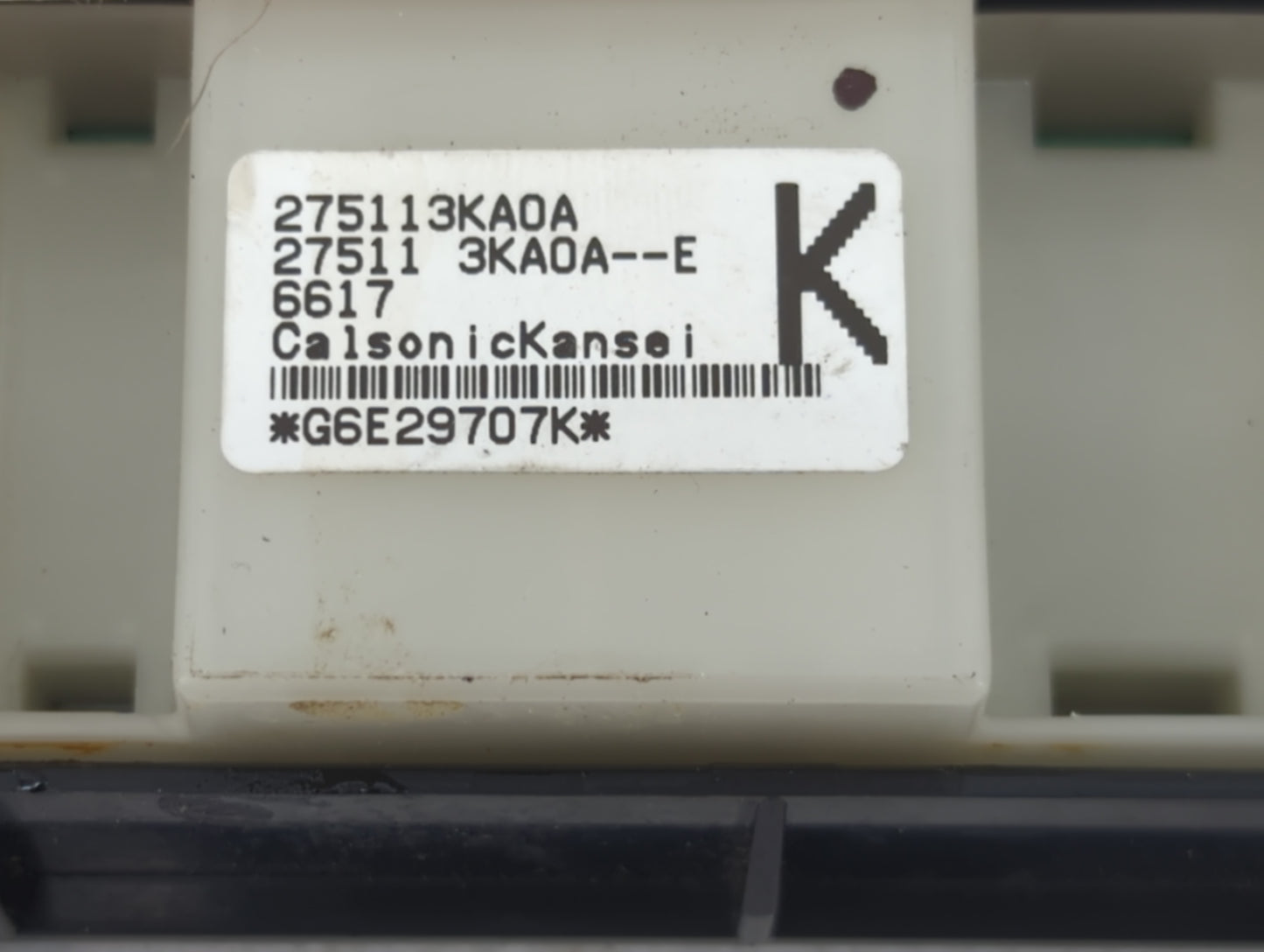 2013-2020 Nissan Pathfinder Climate Control Module Temperature AC/Heater Replacement P/N:275113KA0A 275113KA0AE Fits OEM Use
