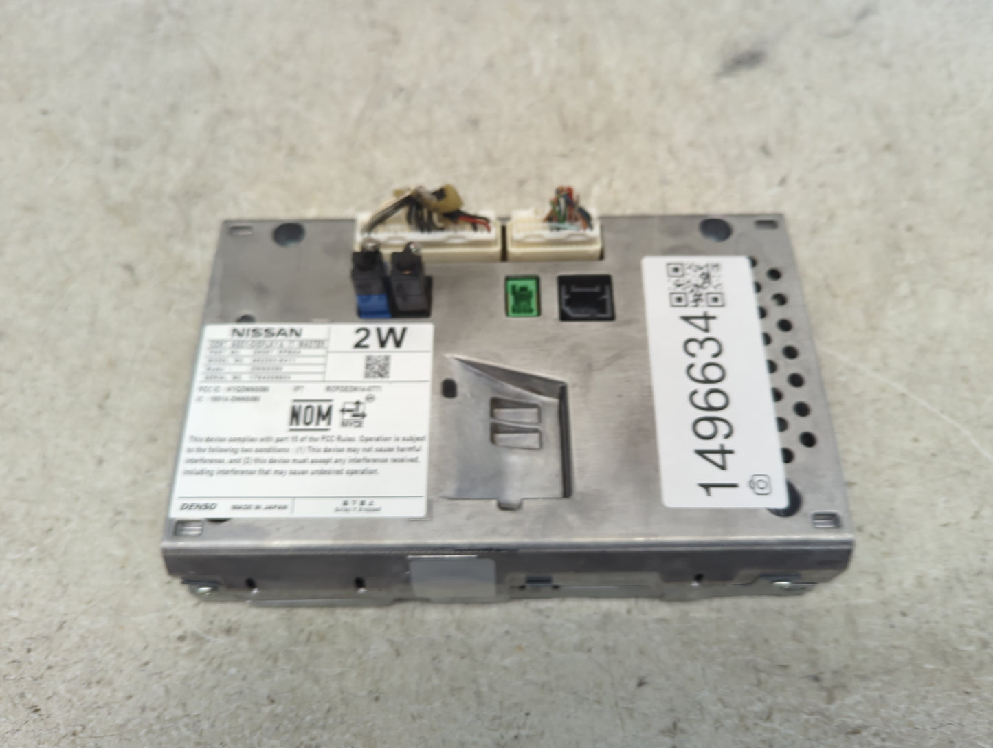 2017 Nissan Pathfinder Radio AM FM Cd Player Receiver Replacement P/N:28387 9PB0A 462200-6411, DNNS086, HYQDNNS086 Fits OEM