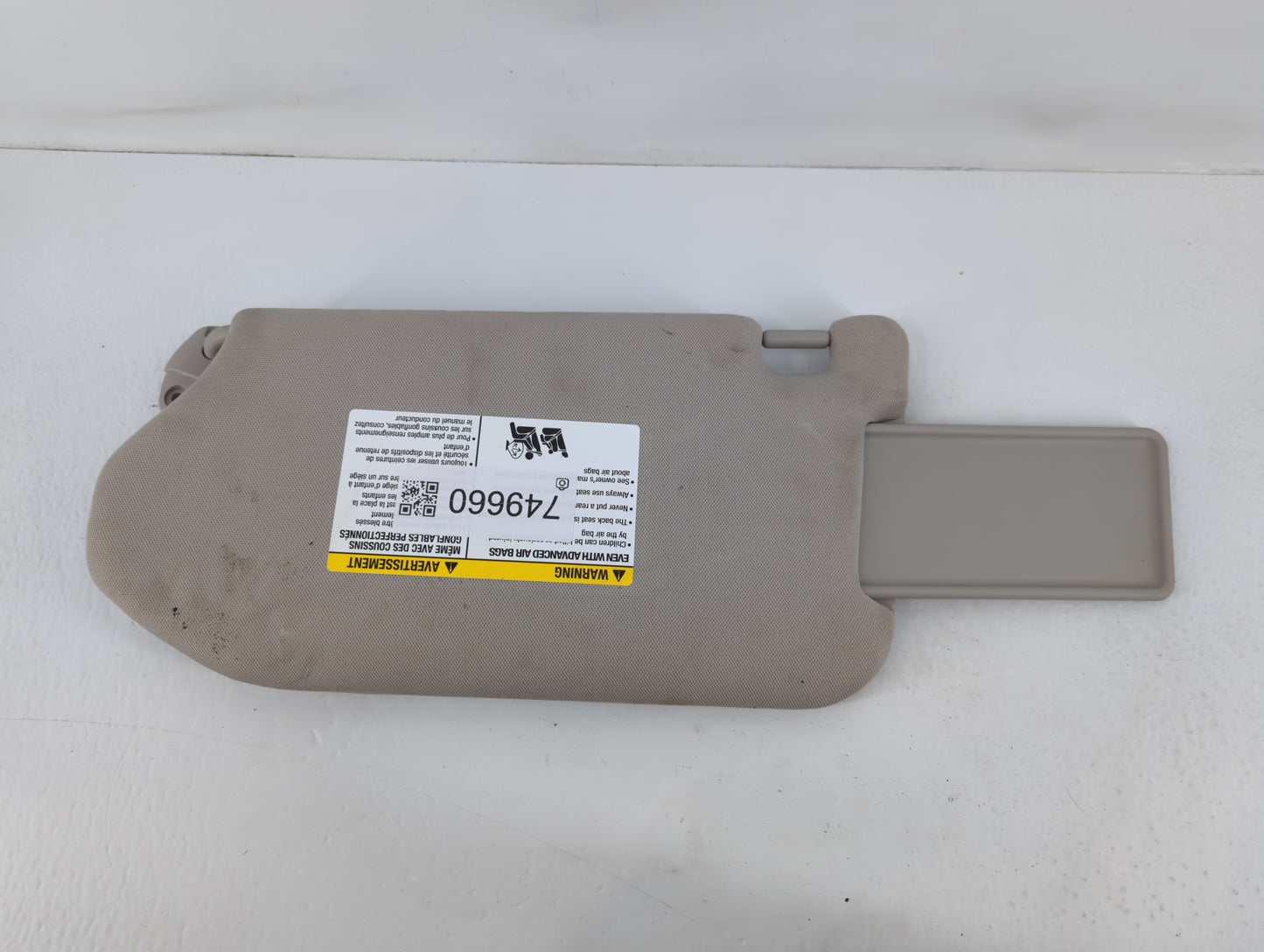 2013-2018 Nissan Pathfinder Sun Visor Shade Replacement Passenger Right Mirror Fits Fits 2013 2014 2015 2016 2017 2018 2019