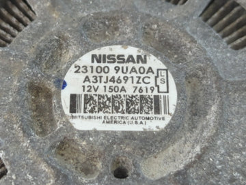 2017-2020 Nissan Pathfinder Alternator Replacement Generator Charging Assembly Engine OEM P/N:23100 9UA0A Fits OEM Used Auto Parts