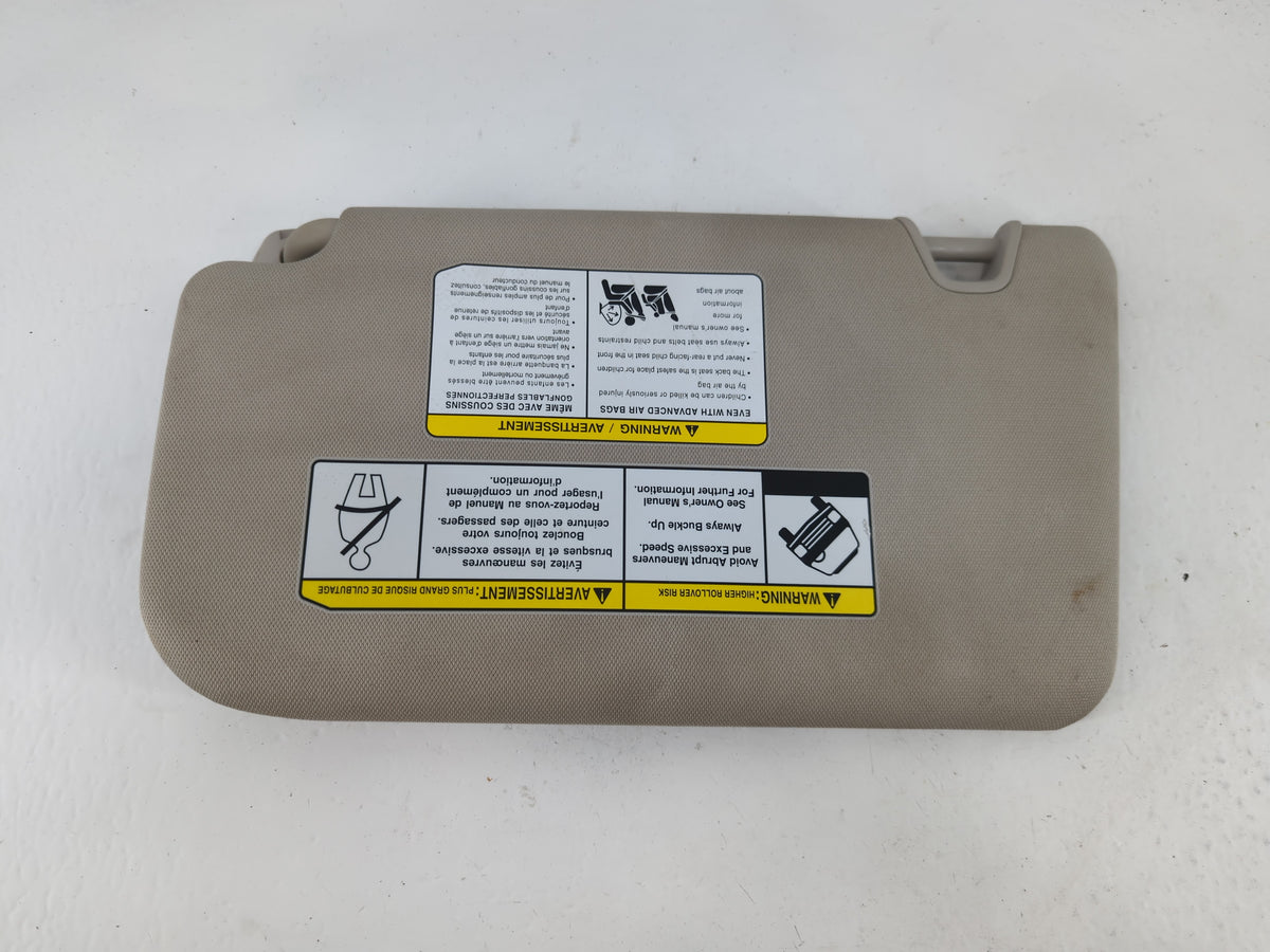 2014-2017 Nissan Rogue Sun Visor Shade Replacement Passenger Right Mirror Fits Fits 2014 2015 2016 2017 OEM Used Auto Parts