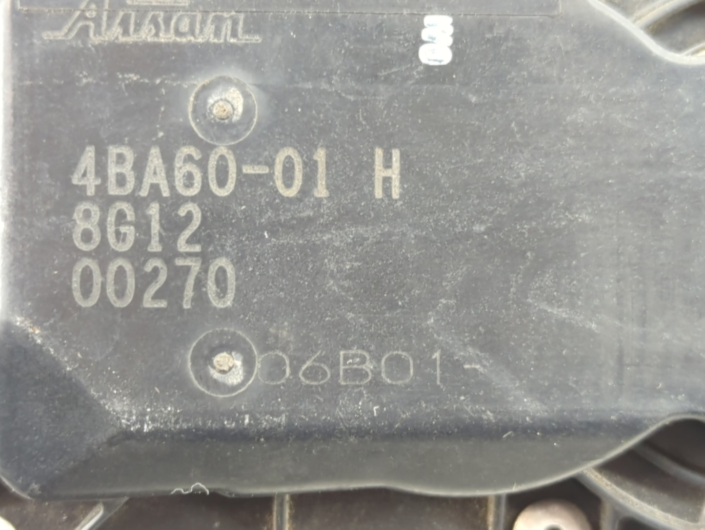 2017-2019 Nissan Rogue Throttle Body P/N:4BA60-01 H 3TA60-01 B Fits Fits 2017 2018 2019 OEM Used Auto Parts - Oemusedautopar