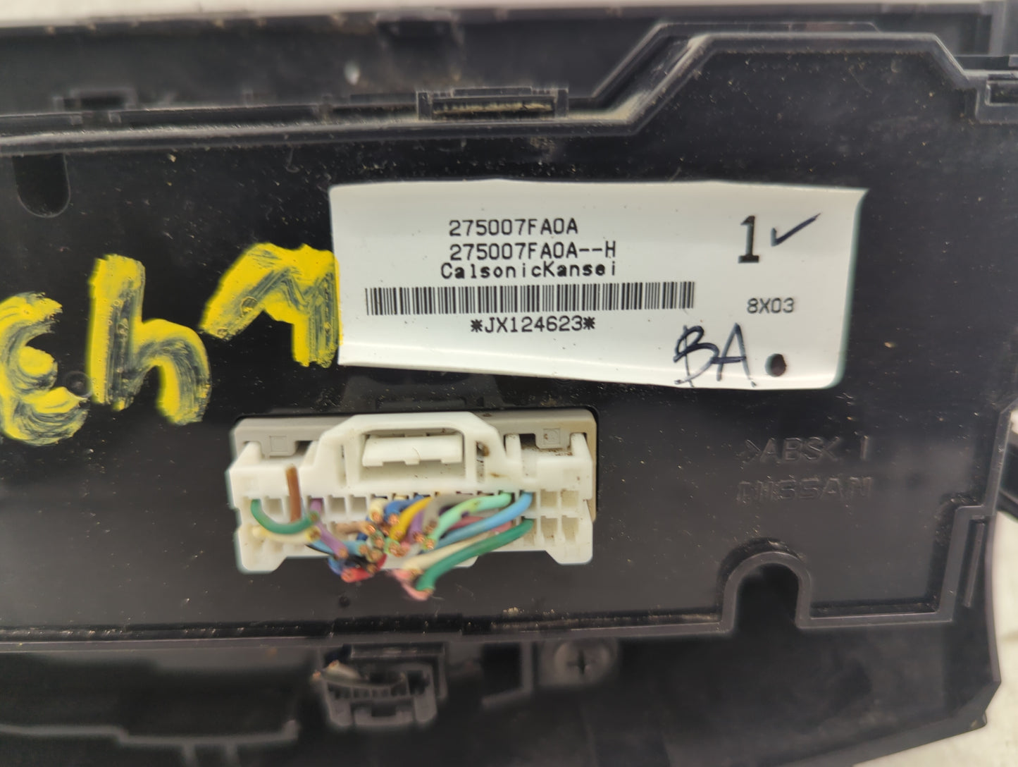2017-2022 Nissan Rogue Climate Control Module Temperature AC/Heater Replacement P/N:275007FA0A 275007FA0A--H Fits OEM Used A