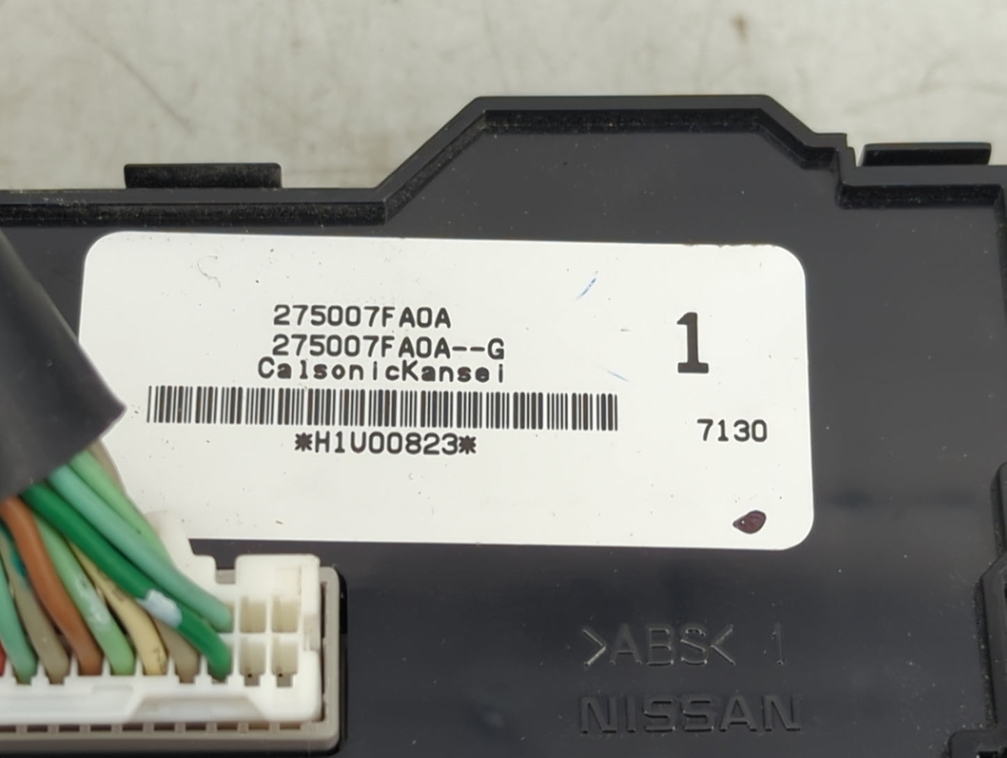 2017-2022 Nissan Rogue Climate Control Module Temperature AC/Heater Replacement P/N:275007FA0A 275007FA0A--G Fits OEM Used A