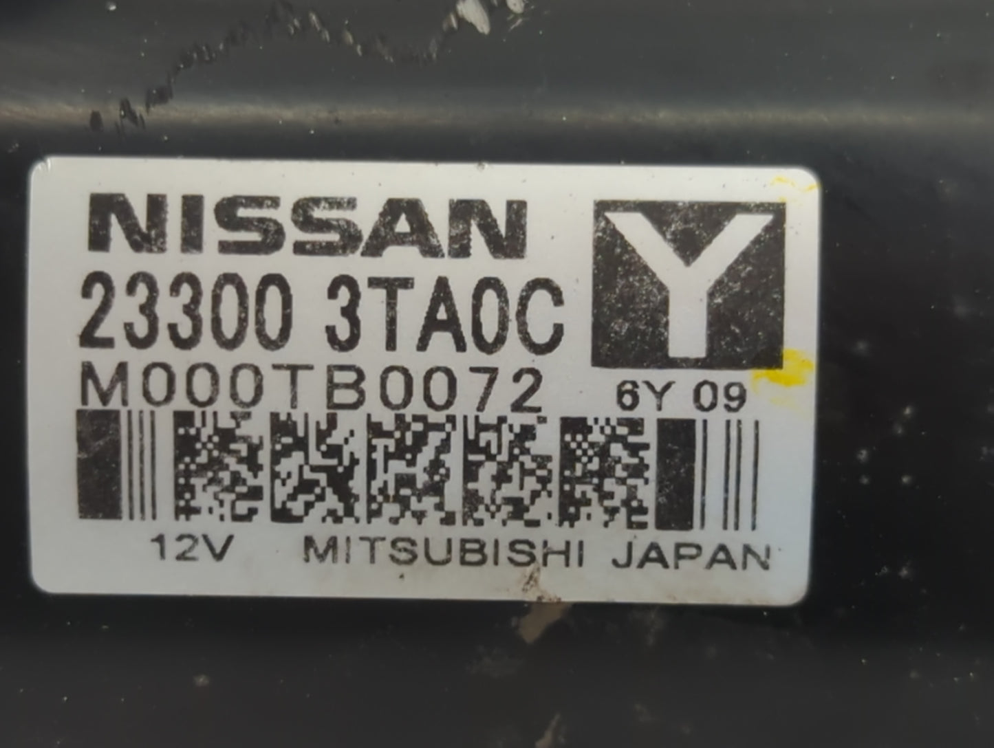2015-2020 Nissan Rogue Car Starter Motor Solenoid OEM P/N:M000TB0072 23300 3TA0C Fits Fits 2015 2016 2017 2018 2019 2020 OEM