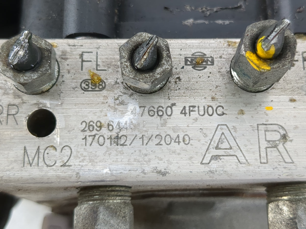 2016-2019 Nissan Sentra Anti-Lock Brake ABS Pump Module Actuator OEM P/N:47660 4FU0C Fits Fits 2016 2017 2018 2019 OEM Used