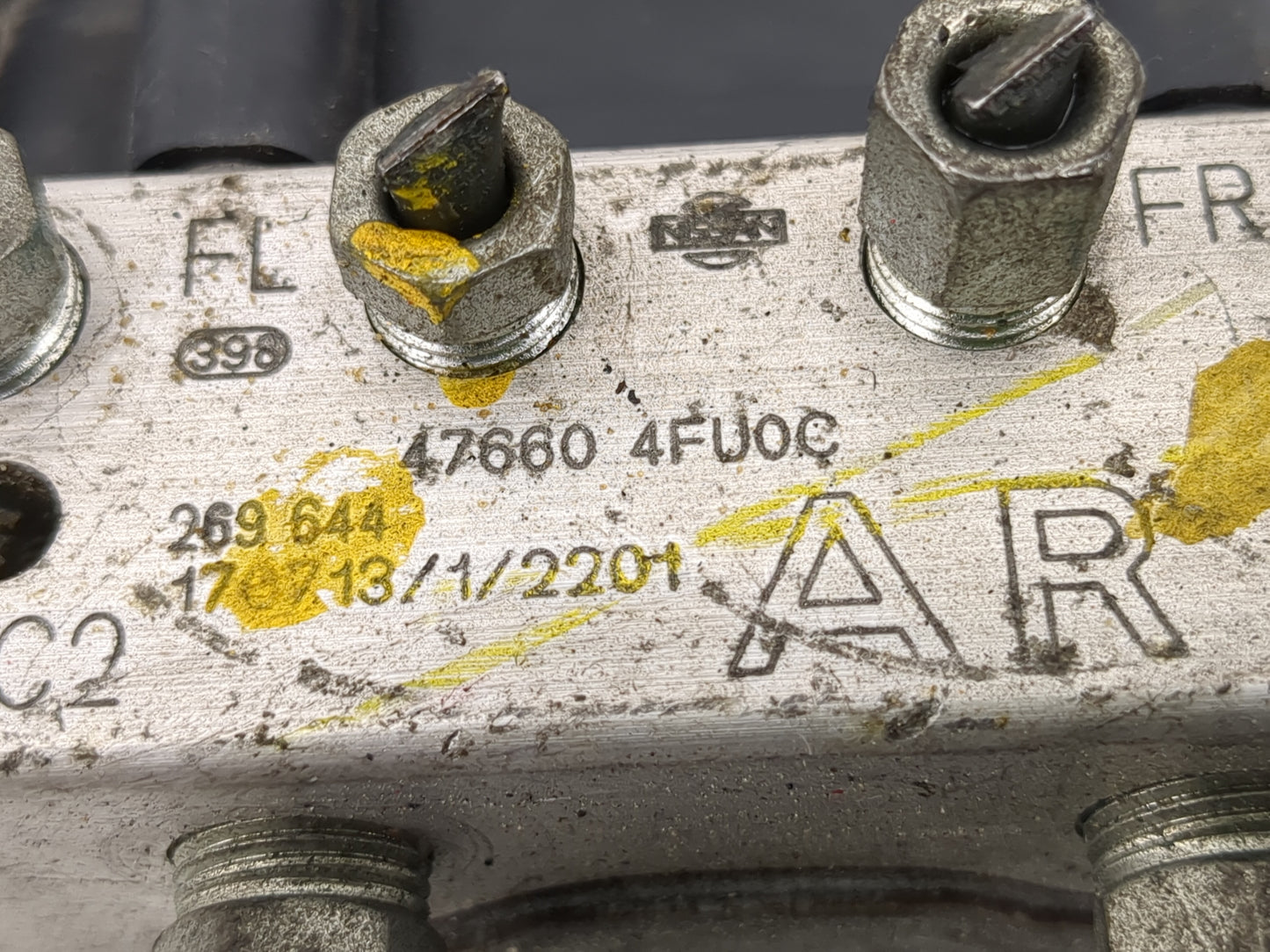 2016-2018 Nissan Sentra ABS Pump Control Module Replacement P/N:47660 4FU0C Fits Fits 2016 2017 2018 OEM Used Auto Parts - O