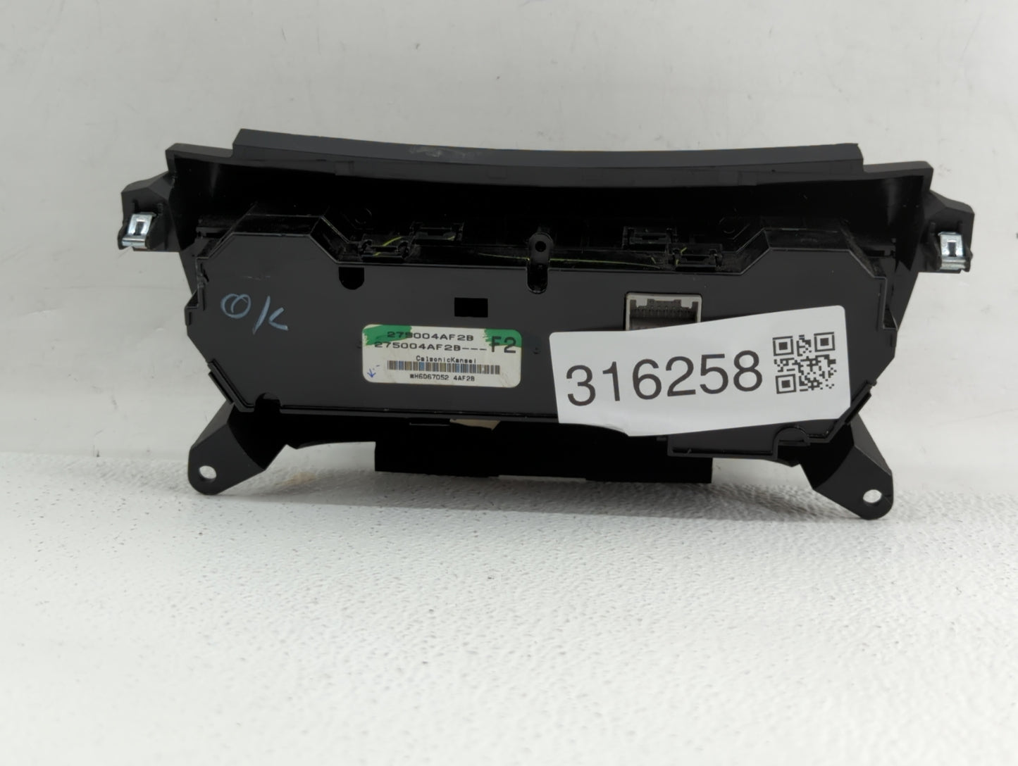 2017-2019 Nissan Sentra Climate Control Module Temperature AC/Heater Replacement P/N:275004AF2B 830887 41266 Fits OEM Used A