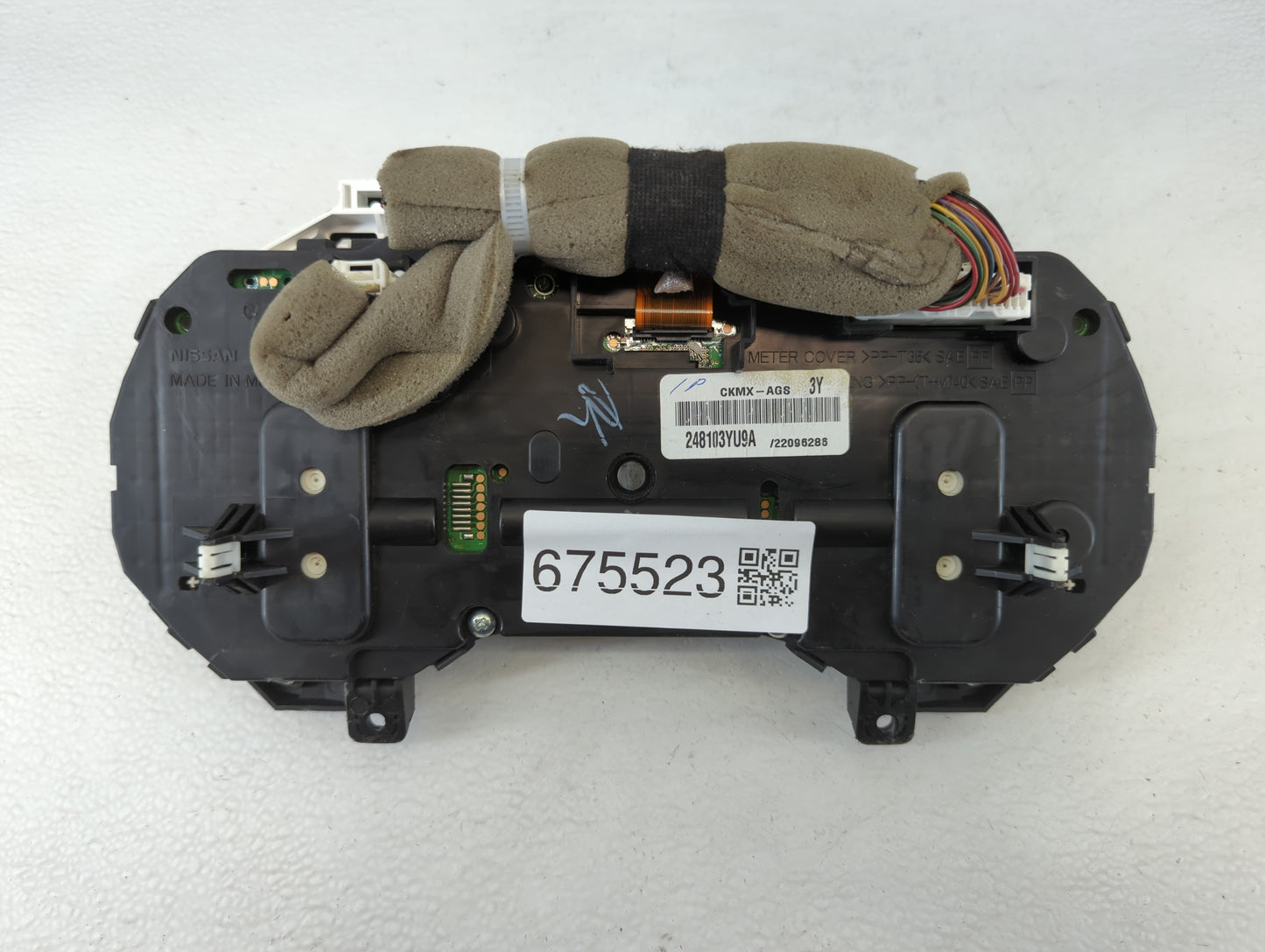 2017-2019 Nissan Sentra Instrument Cluster Speedometer Gauges P/N:CKMX-AGS 248103YU9A Fits Fits 2017 2018 2019 OEM Used Auto