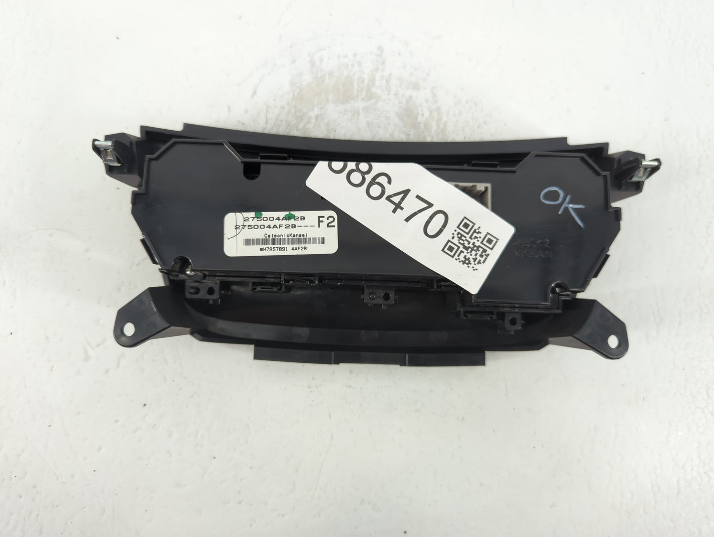 2017-2019 Nissan Sentra Climate Control Module Temperature AC/Heater Replacement P/N:275004AF2B Fits Fits 2017 2018 2019 OEM