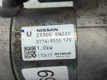 2013-2019 Nissan Sentra Car Starter Motor Solenoid OEM P/N:23300 EN22C Fits Fits 2013 2014 2015 2016 2017 2018 2019 2020 OEM Used Auto Parts
