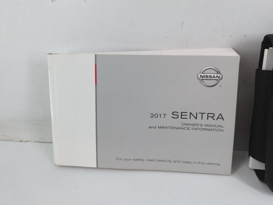 2017 Nissan Sentra Owners Manual Book Guide P/N:OM17EM 0B17U1 OEM Used Auto Parts