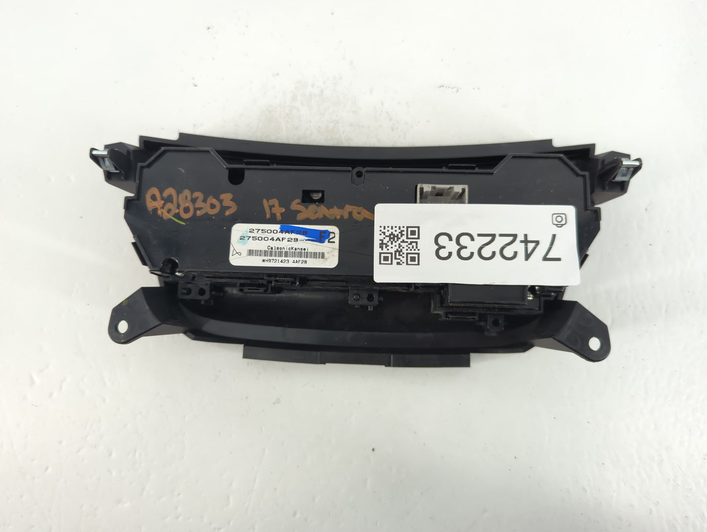 2017-2019 Nissan Sentra Climate Control Module Temperature AC/Heater Replacement P/N:275004AF2B Fits Fits 2017 2018 2019 OEM