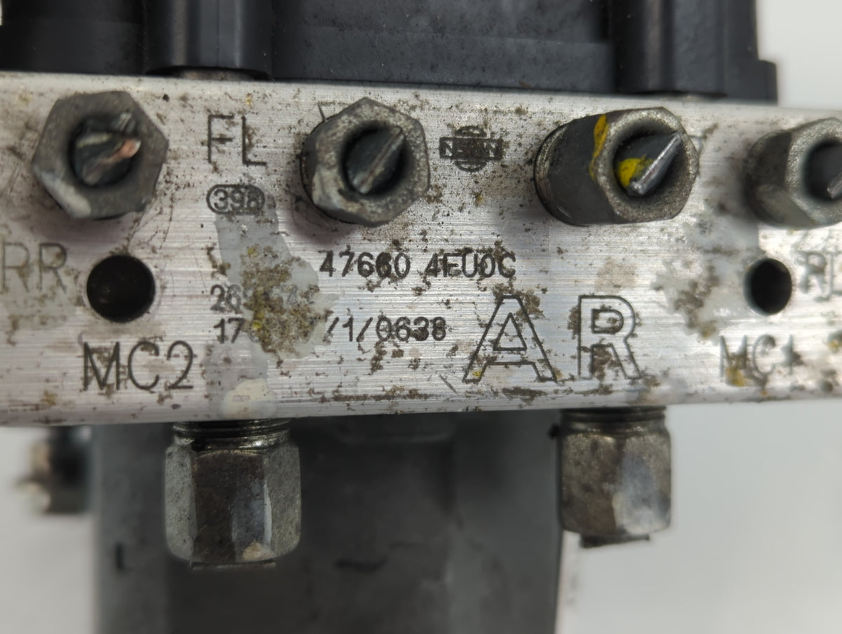 2016-2018 Nissan Sentra Anti-Lock Brake ABS Pump Module Actuator OEM P/N:47660 4EU0C Fits Fits 2016 2017 2018 OEM Used Auto