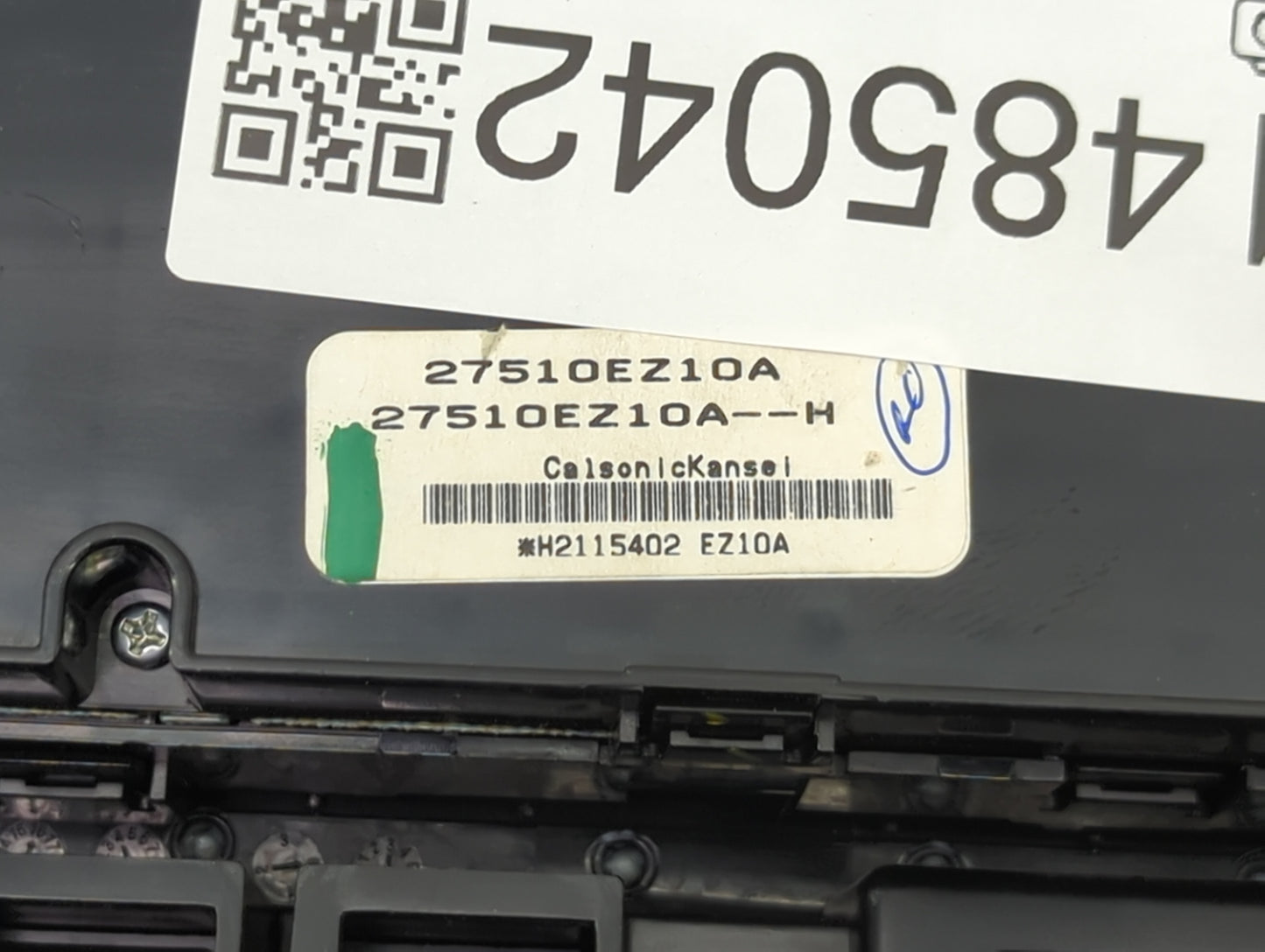2016-2017 Nissan Titan Climate Control Module Temperature AC/Heater Replacement P/N:27510EZ10A 27510EZ10A--H Fits Fits 2016