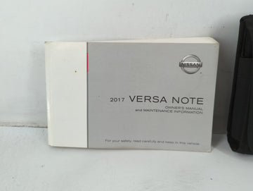 2017 Nissan Versa Note Owners Manual Book Guide P/N:OM17EA 0E12U0 OEM Used Auto Parts