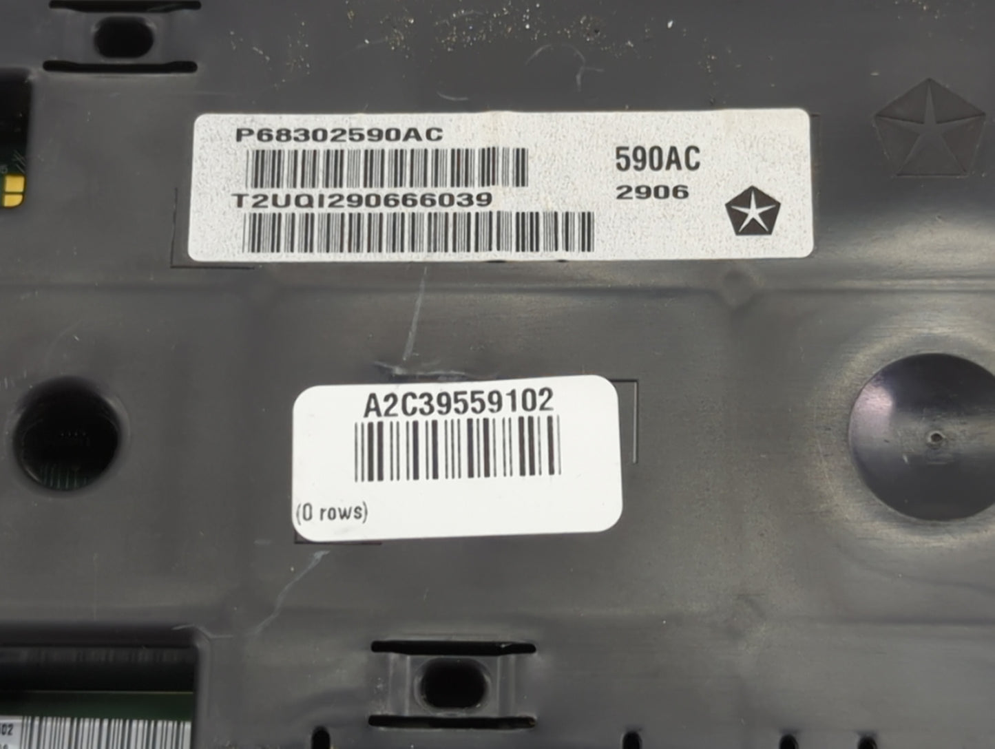 2017 Ram 1500 Instrument Cluster Speedometer Gauges P/N:P68302590AC A2C39559102 Miles: Fits OEM Used Auto Parts - Oemusedaut