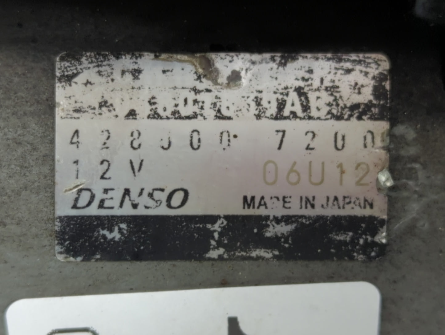 2014-2017 Ram Promaster 1500 Car Starter Motor Solenoid OEM P/N:428000-7200 Fits Fits 2014 2015 2016 2017 OEM Used Auto Part