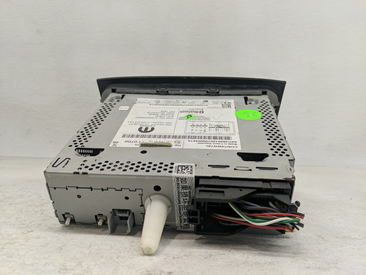 2015-2017 Ram Promaster City Radio AM FM Cd Player Receiver Replacement P/N:07356538600 Fits Fits 2015 2016 2017 OEM Used Au