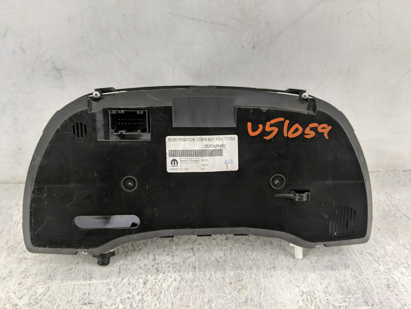 2016-2018 Ram Promaster City Instrument Cluster Speedometer Gauges P/N:503016090108 0520428450 Miles: Fits Fits 2016 2017 20