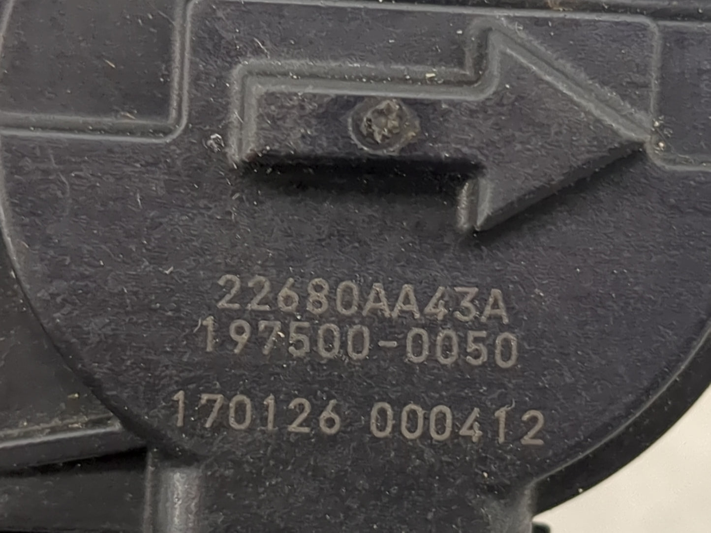 2017-2022 Subaru Impreza Mass Air Flow Meter Maf 1488670 - Oemusedautoparts1.com