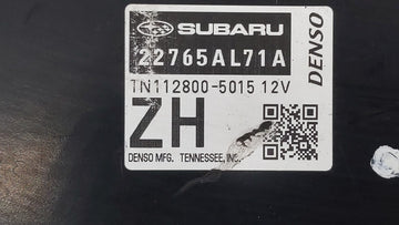 2017 Subaru Impreza PCM Engine Control Computer ECU ECM PCU OEM P/N:22765AL71A 22765AL71E, 22765AL71B Fits OEM Used Auto Parts