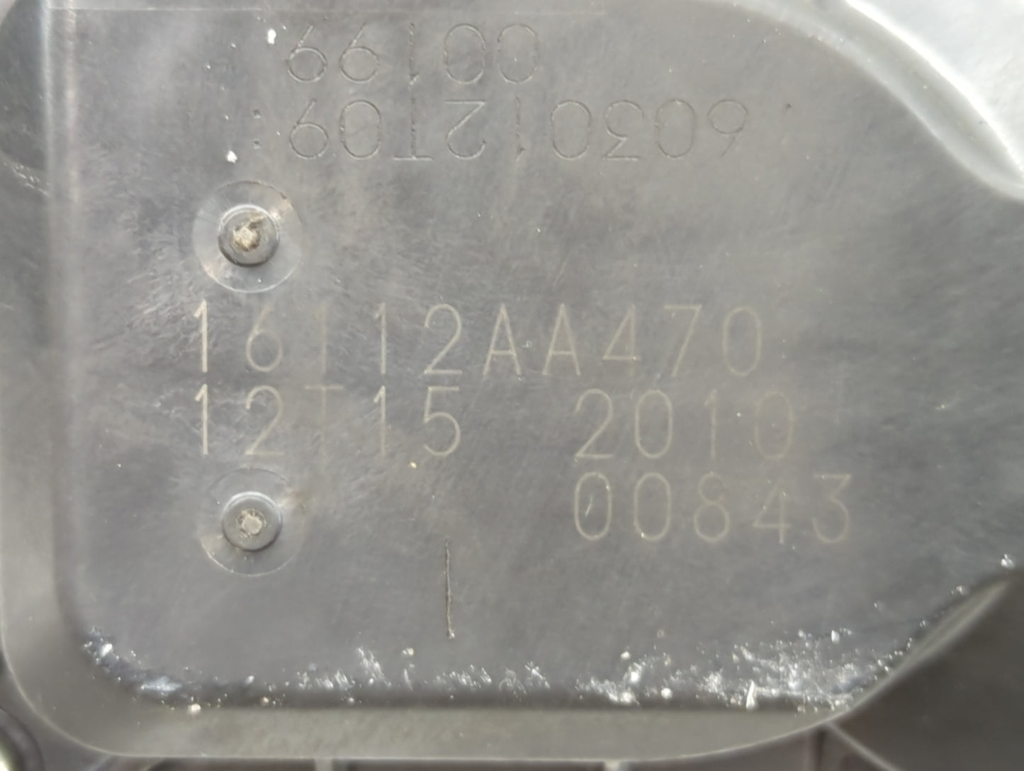 2017-2022 Subaru Impreza Throttle Body P/N:16112AA470 Fits Fits 2017 2018 2019 2020 2021 2022 OEM Used Auto Parts - Oemuseda