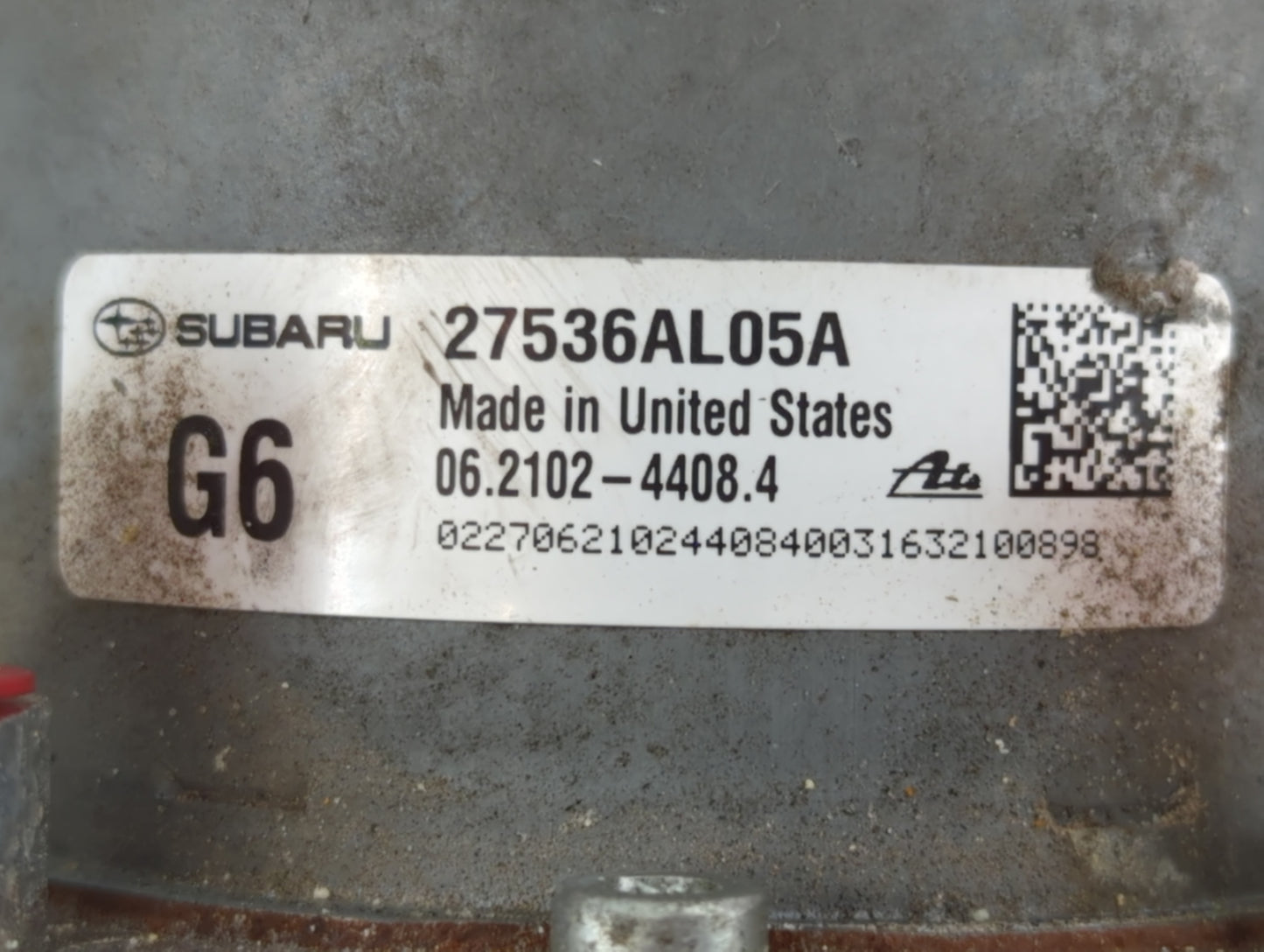 2017 Subaru Legacy ABS Pump Control Module Replacement P/N:27536AL05A Fits OEM Used Auto Parts - Oemusedautoparts1.com