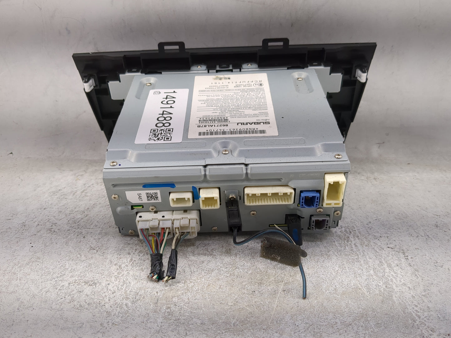 2017 Subaru Legacy Radio AM FM Cd Player Receiver Replacement P/N:86271AL87B 139000-34710101, BABFT0054A Fits OEM Used Auto