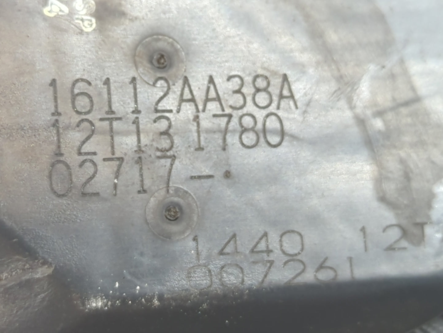 2013-2019 Subaru Legacy Throttle Body P/N:12T121780 16112AA38A Fits Fits 2013 2014 2015 2016 2017 2018 2019 OEM Used Auto Pa