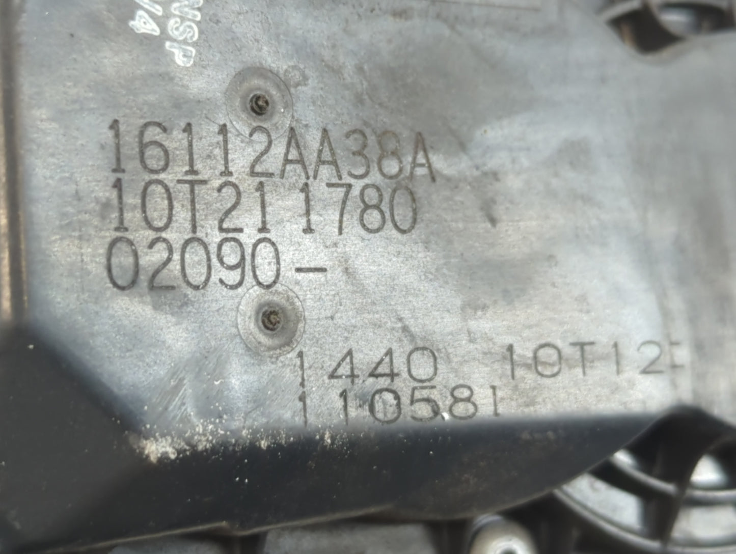 2013-2019 Subaru Legacy Throttle Body P/N:10T211780 16112AA38A Fits Fits 2013 2014 2015 2016 2017 2018 2019 OEM Used Auto Pa