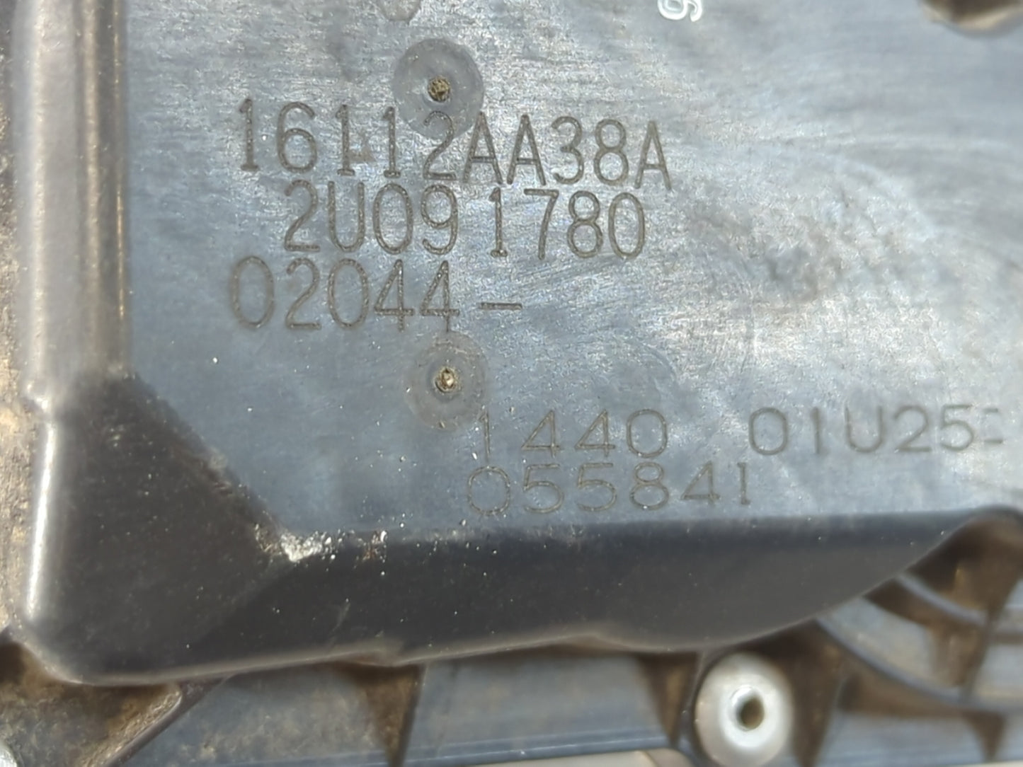2013-2019 Subaru Legacy Throttle Body P/N:1440 01U25 16112AA38A Fits Fits 2013 2014 2015 2016 2017 2018 2019 OEM Used Auto P