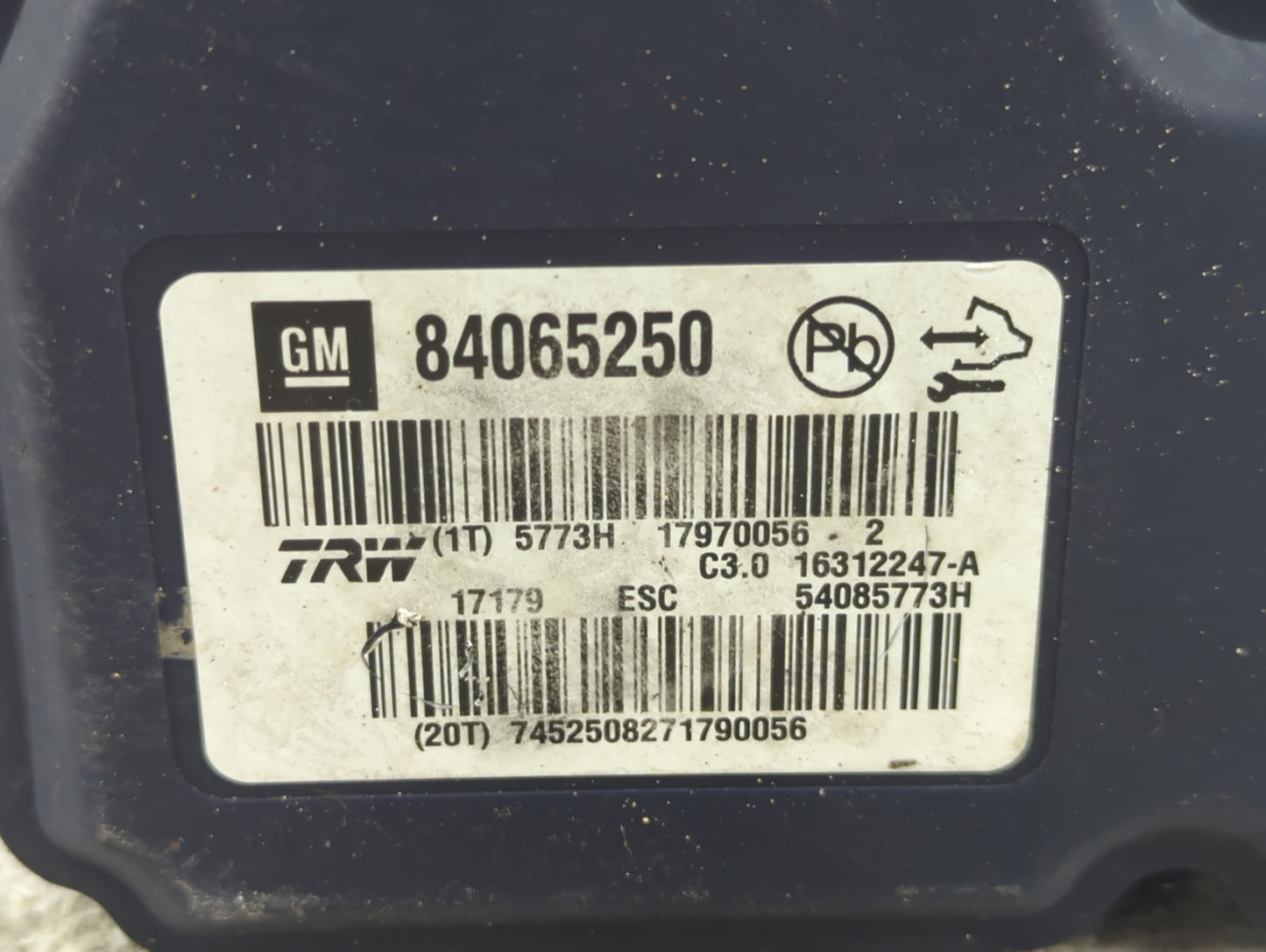 2017 Subaru Outback Anti-Lock Brake ABS Pump Module Actuator OEM P/N:27536AL05A Fits Fits 2011 OEM Used Auto Parts - Oemused