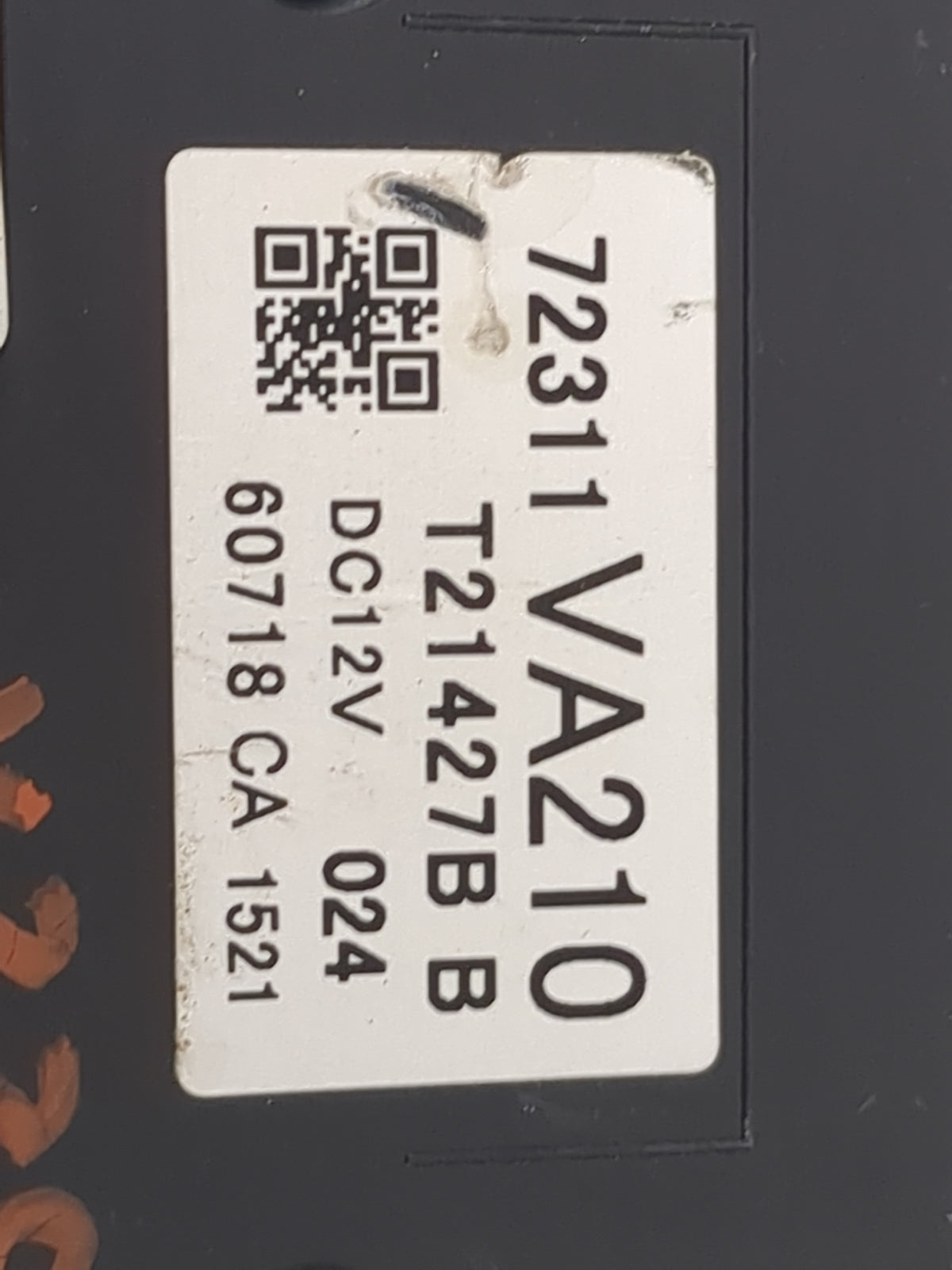 2017 Subaru Wrx Climate Control Module Temperature AC/Heater Replacement P/N:72311VA210 Fits OEM Used Auto Parts - Oemusedau