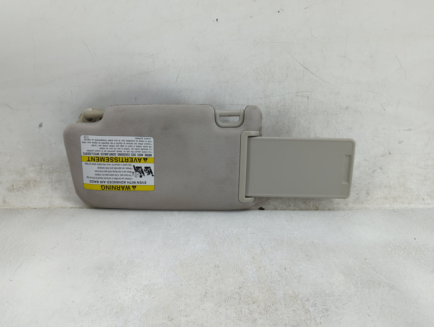 2015 Subaru Xv Sun Visor Shade Replacement Passenger Right Mirror Fits Fits 2016 OEM Used Auto Parts - Oemusedautoparts1.com