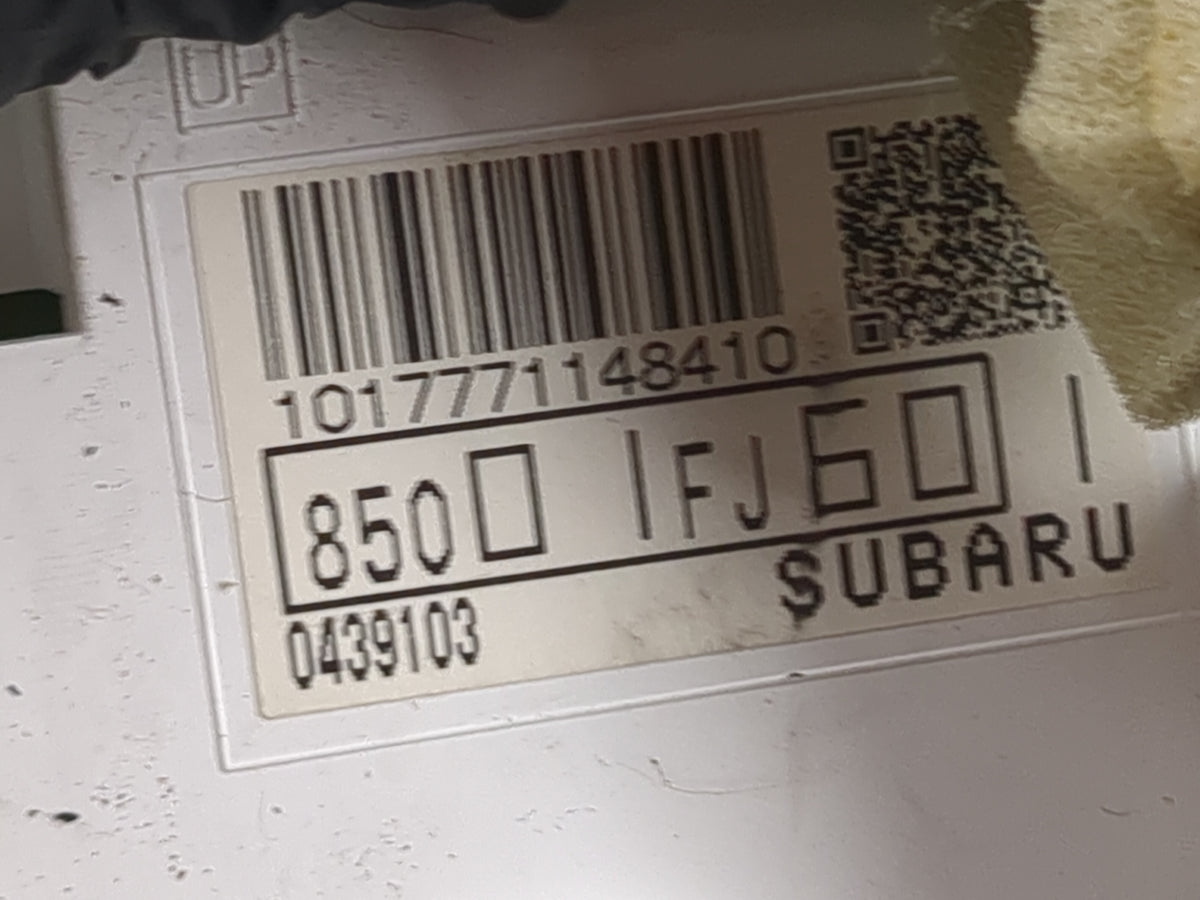 2017 Subaru Xv Instrument Cluster Speedometer Gauges P/N:85021FJ601 1017771148410 Miles: Fits OEM Used Auto Parts - Oemuseda