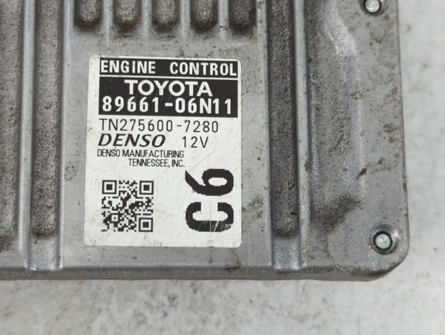 2016-2017 Toyota Camry PCM Engine Control Computer ECU ECM PCU OEM P/N:89661-06N11 Fits Fits 2016 2017 OEM Used Auto Parts -
